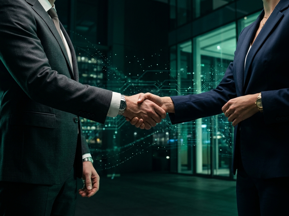 AIDOCS strategic partnership and handshake